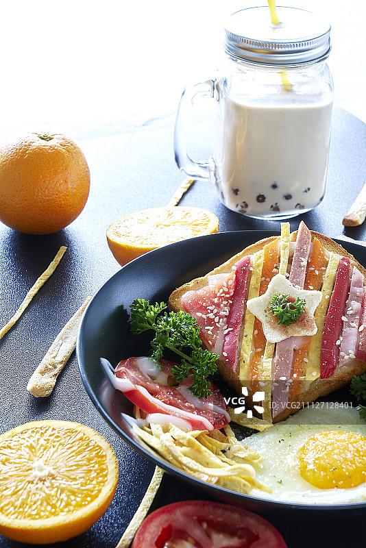 流星雨吐司图片素材