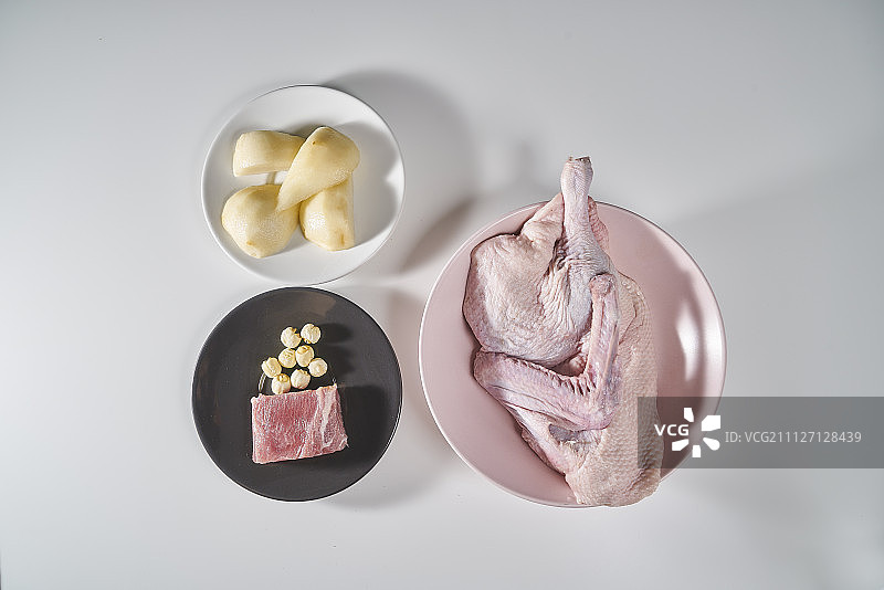 雪梨老鸭煲食材图片素材