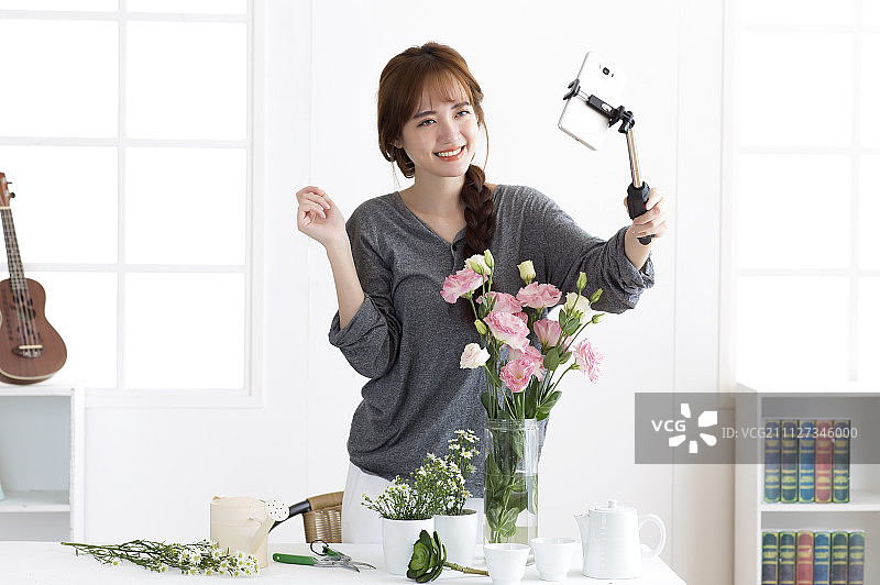 网络红人,网络直播图片素材