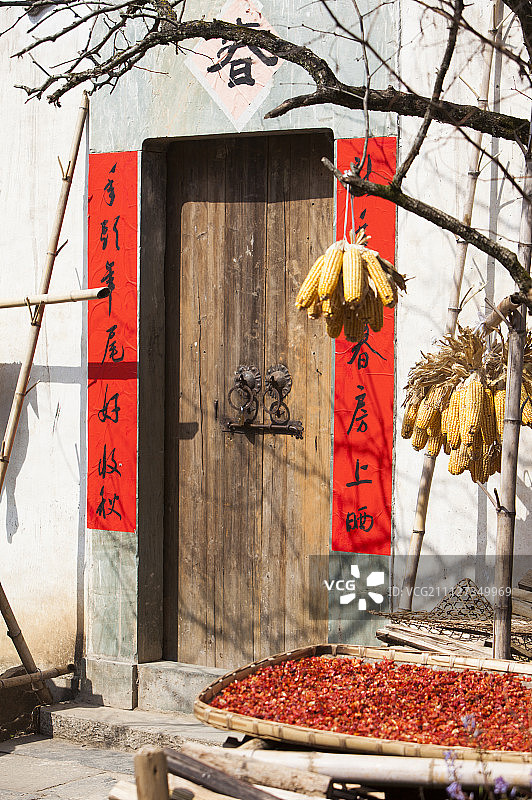 城镇,篁岭,婺源,江西省,中国图片素材