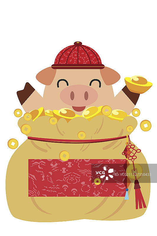 猪年,新年,春节图片素材