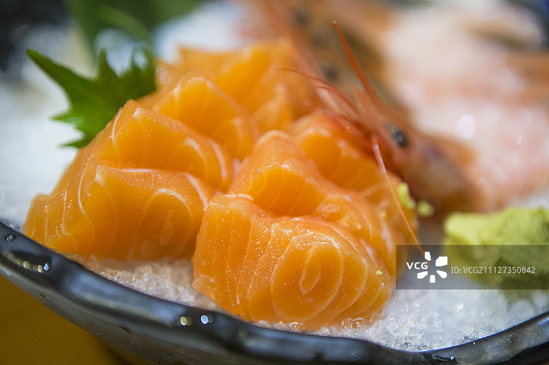 甜虾,生鱼片,海鲜图片素材