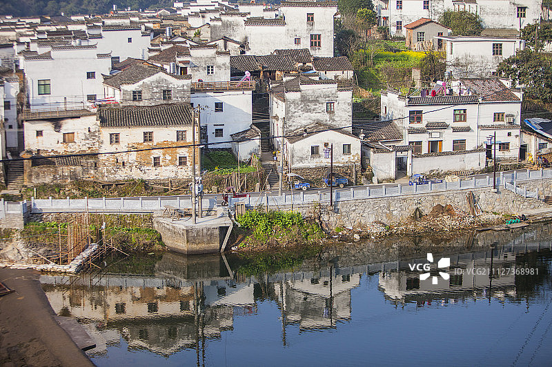 城镇,汪口,婺源,江西省图片素材