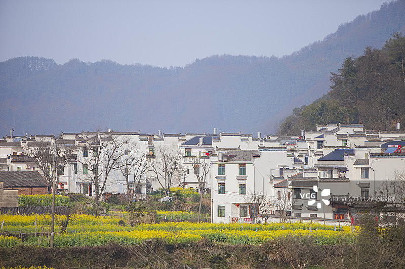城镇,汪口,婺源,江西省图片素材