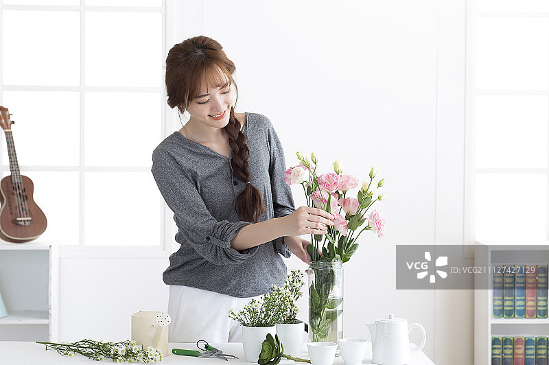 女性,美人,居家生活图片素材