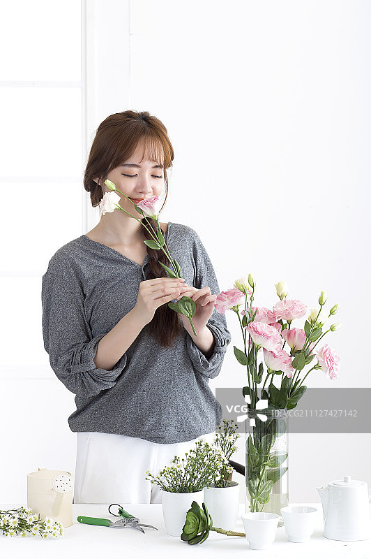 女性,美人,居家生活图片素材