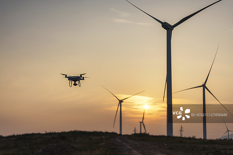 风力发电站图片素材