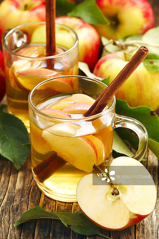 香料苹果茶图片素材