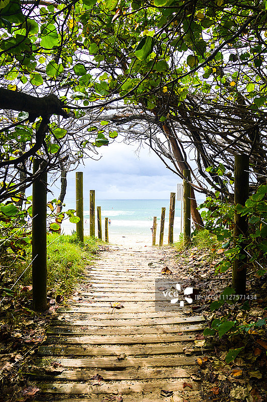 穆卢拉巴海滩入口图片素材