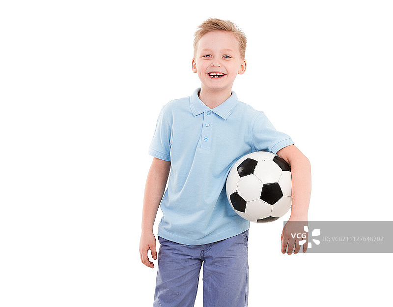 快乐的运动男孩图片素材