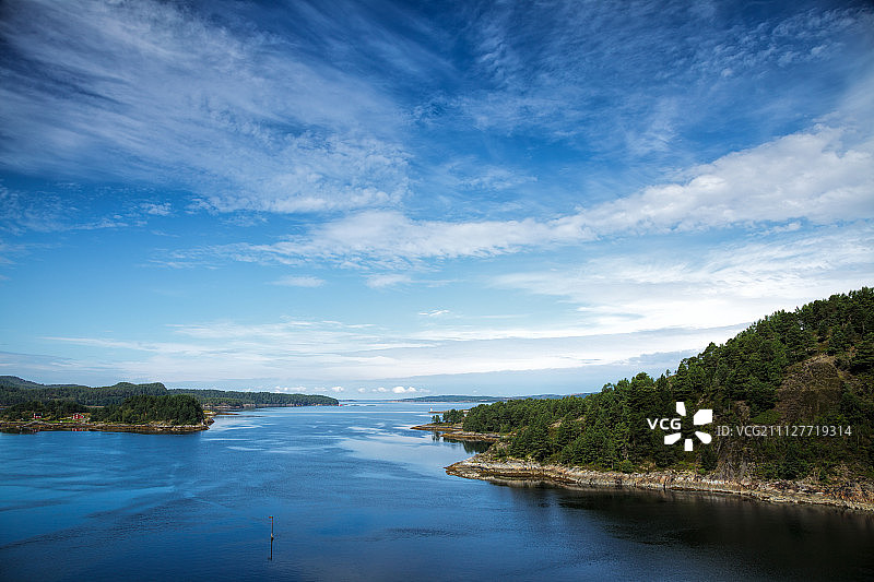 挪威的峡湾图片素材