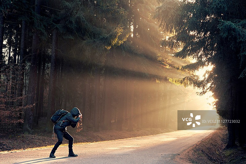 神奇的日出图片素材