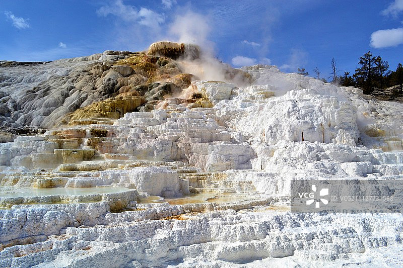 猛犸温泉图片素材
