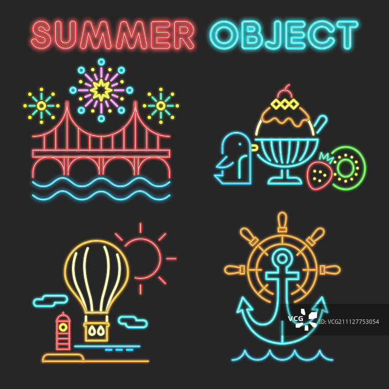 夏季元素合集028图片素材