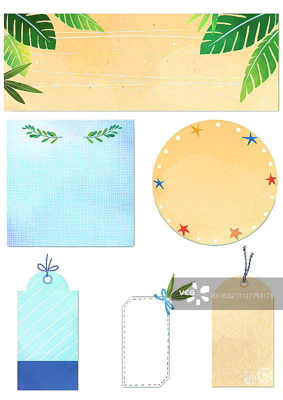 夏季背景002图片素材