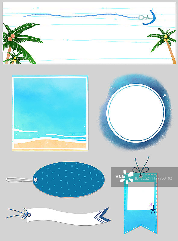 夏季背景 016图片素材