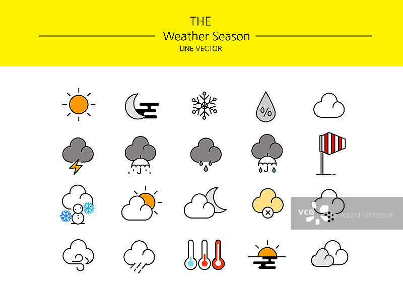 线条图标合集019图片素材