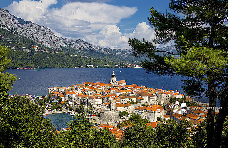 科尔丘拉，克罗地亚图片素材