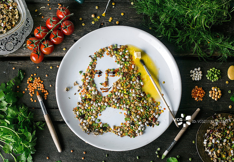 蒙娜丽莎艺术作品图片素材