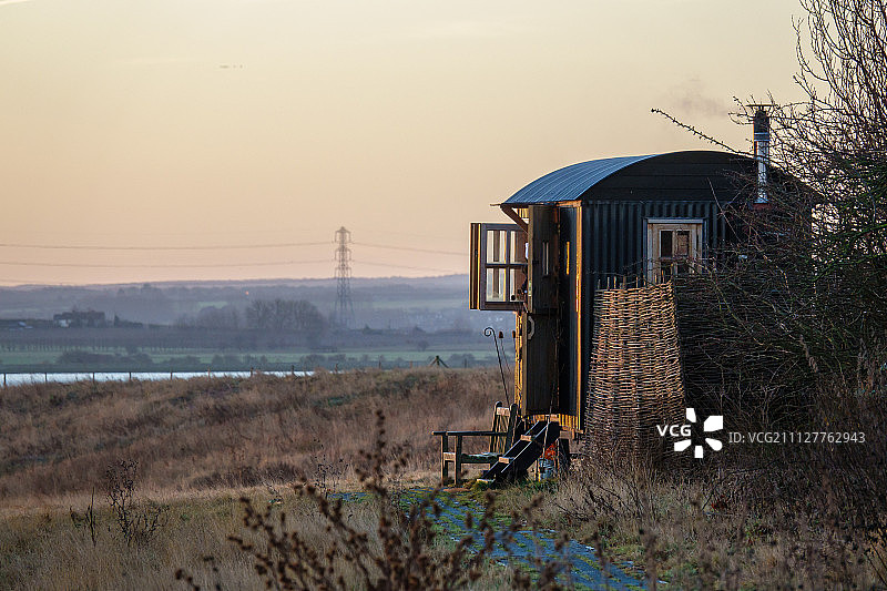 野奢露营日出图片素材