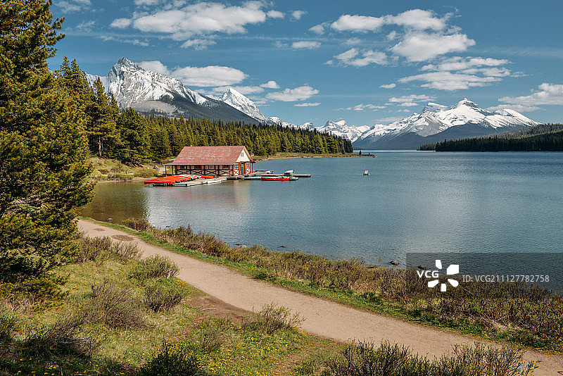 加拿大艾伯塔省落基山脉图片素材