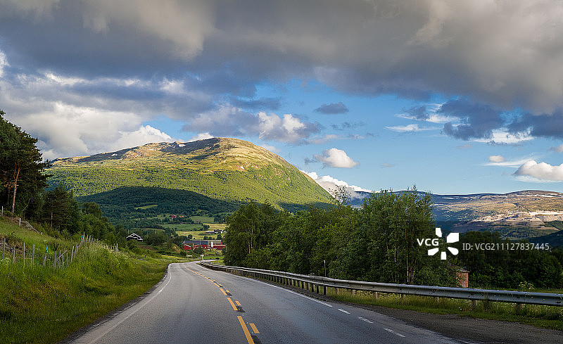 挪威乡村公路图片素材