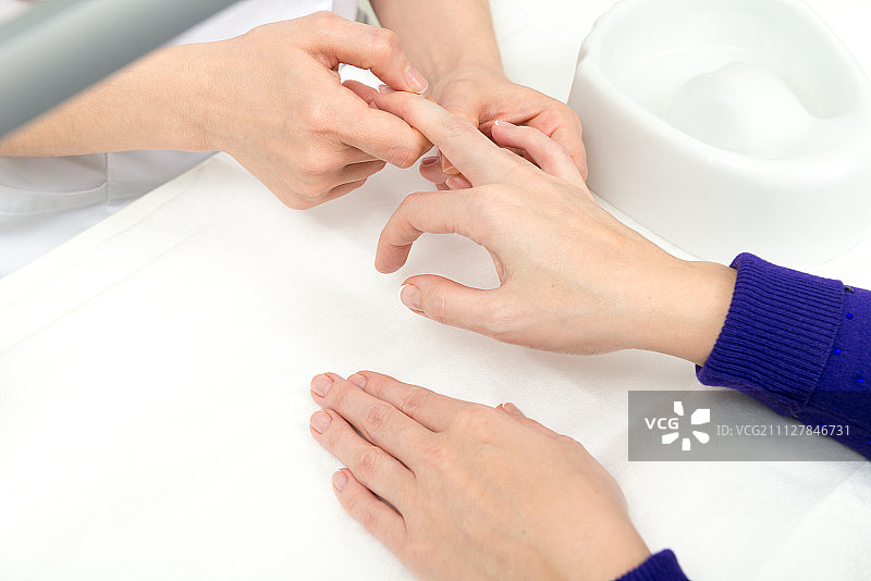 法式美甲图片素材