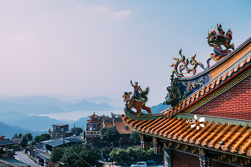 九份全景图片素材
