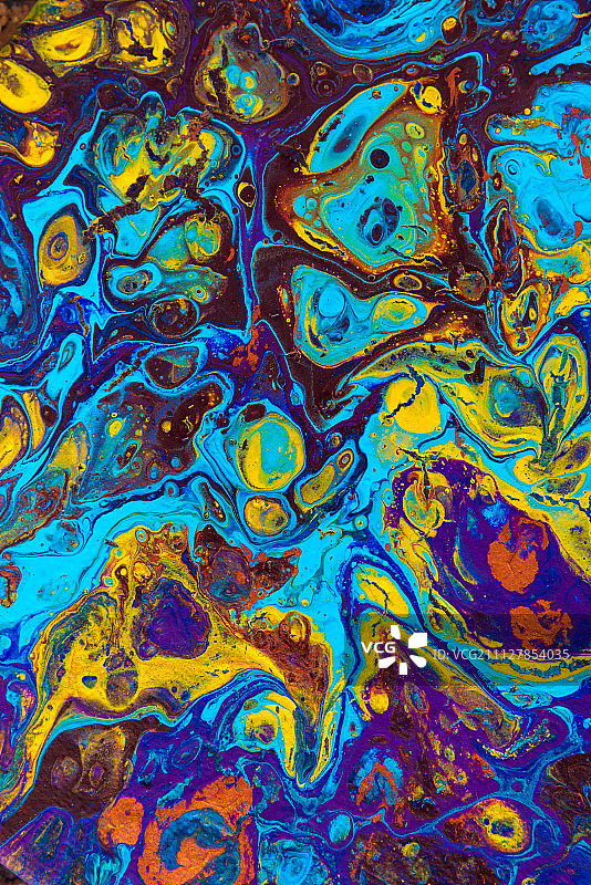 丙烯颜料创意抽象彩绘背景图片素材