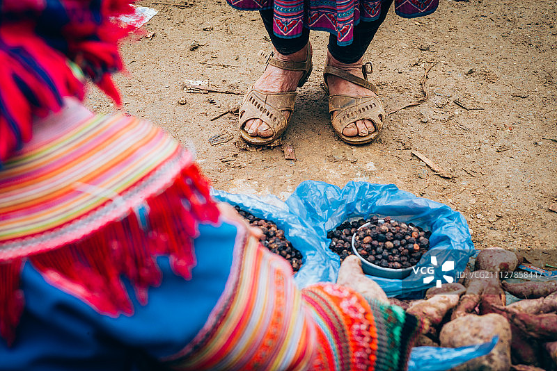 越南沙巴干稿市场图片素材