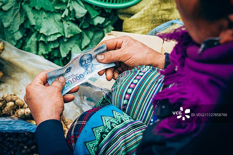 越南沙巴干稿市场图片素材