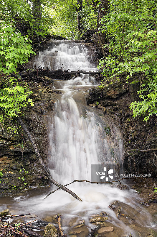 Kley路上的小瀑布图片素材