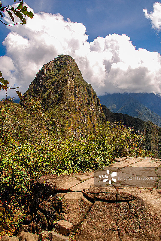 马丘比丘山脊图片素材