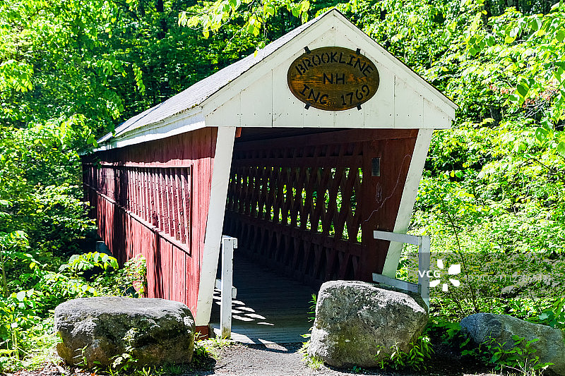 NH-BROOKLINE-NISSITRISSIT廊桥图片素材