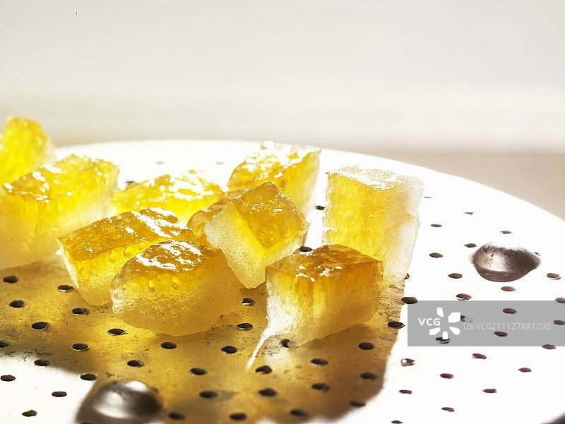 糖渍橙皮丁图片素材