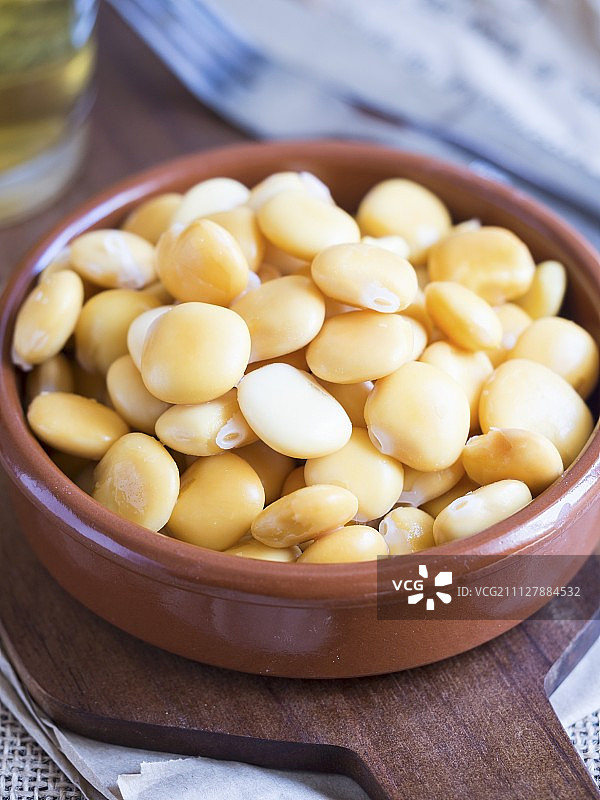 羽扇豆：葡萄牙特色咸味小吃图片素材