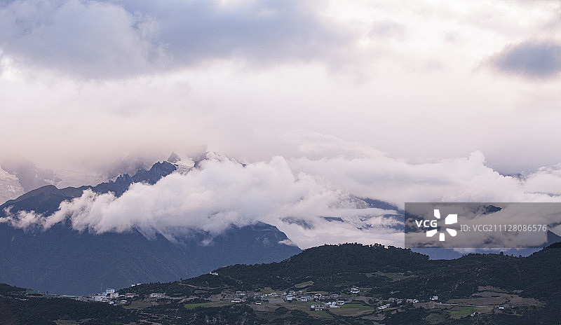 云南德钦梅里雪山高清风光图片素材