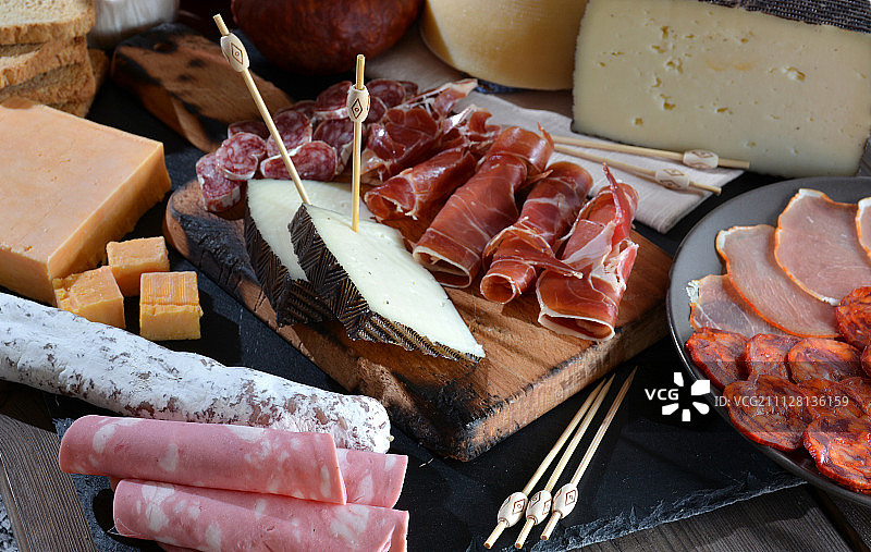 各种西班牙香肠图片素材