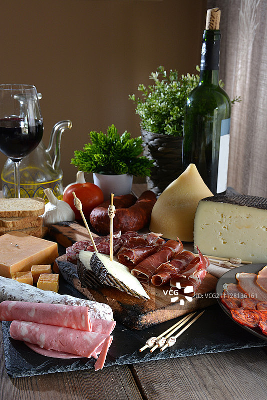 各种西班牙香肠图片素材