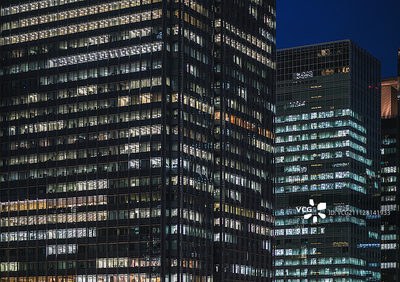 日本东京银座夜景图片素材