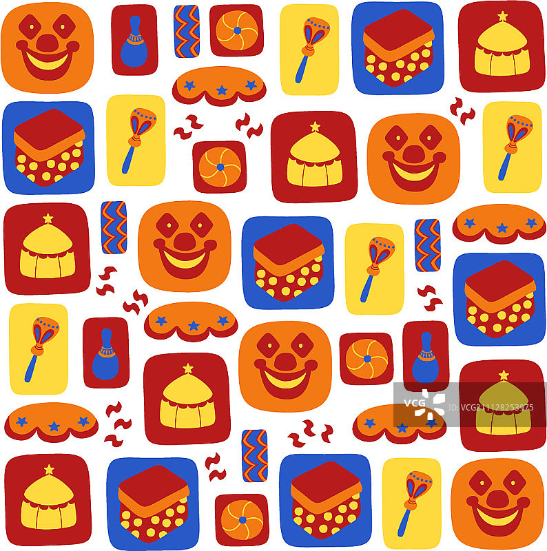 背景图案上的图标图片素材