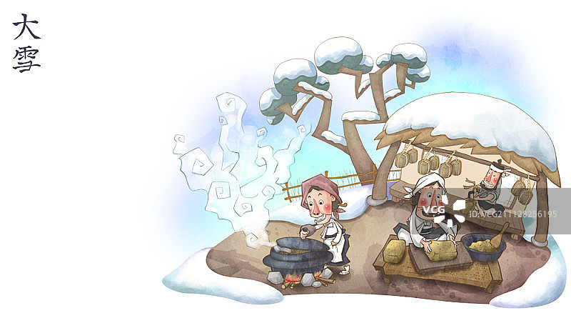 全年二十四节气图图片素材