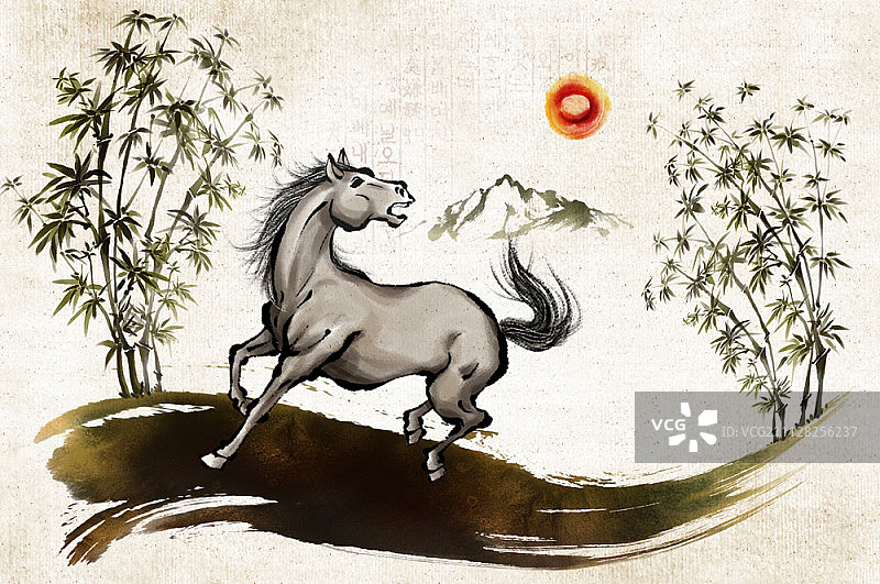 中国十二生肖插画图片素材