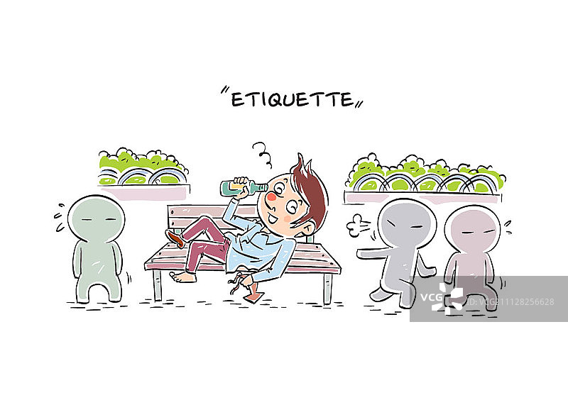 公共场所礼仪图片素材