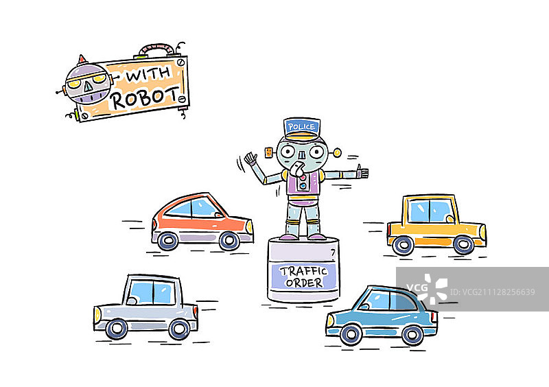 人与机器人图片素材