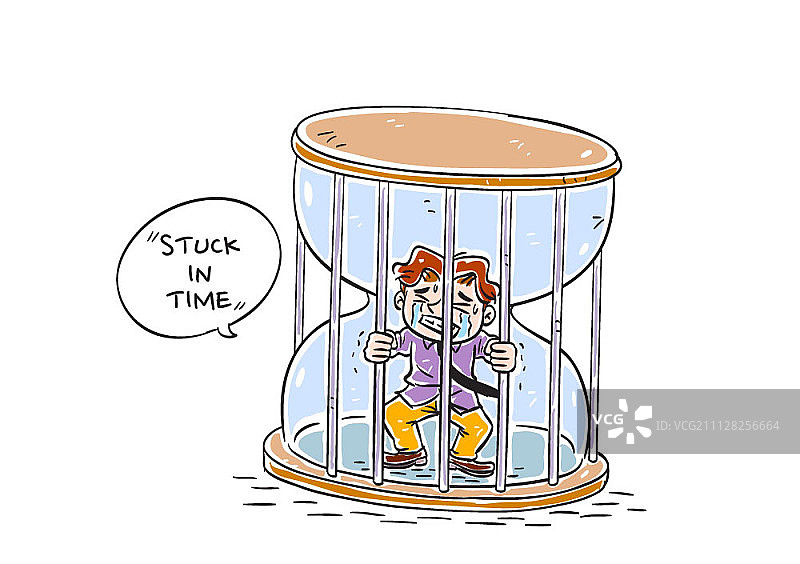 时间主题插画图片素材