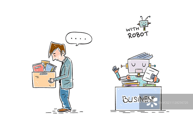 人与机器人图片素材