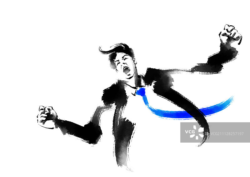 水墨画插图图片素材