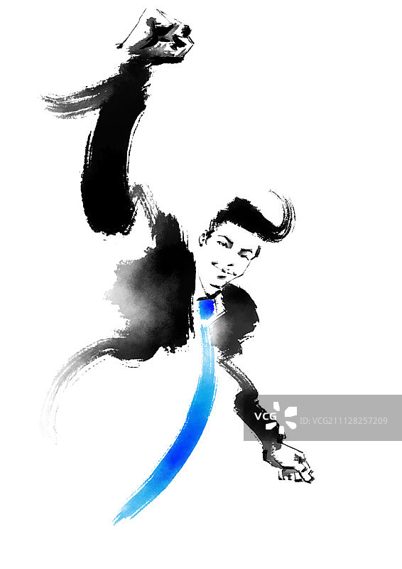 水墨画插图图片素材