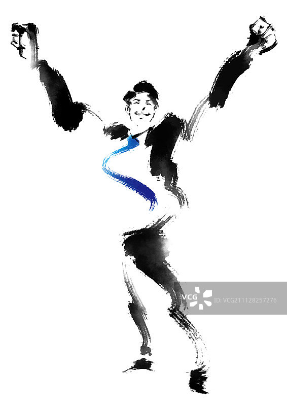 水墨画插图图片素材